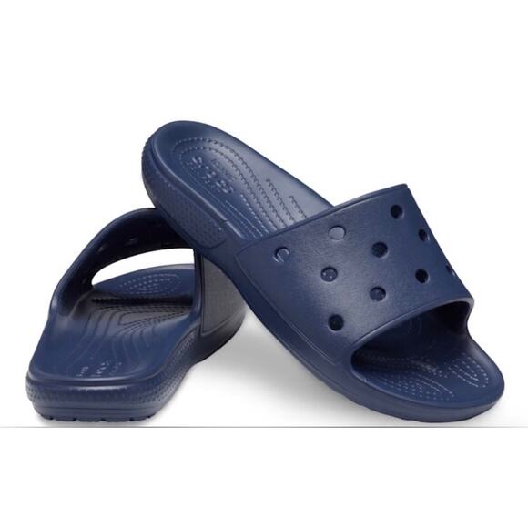 Crocs Classic Slide in Navy Unisex Size Men’s 7 / Women’s 9 - Picture 1 of 12